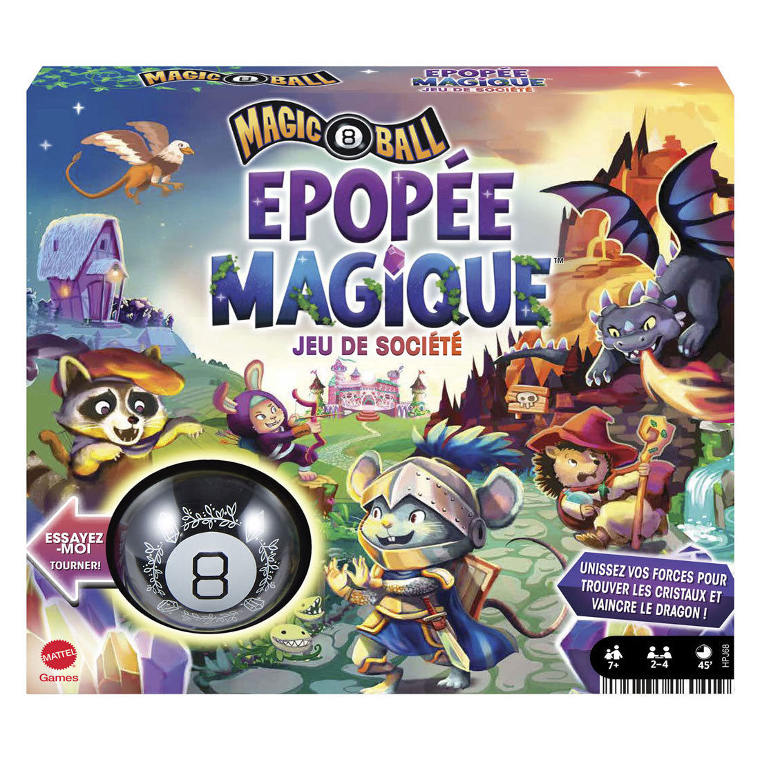 Mattel Magic 8 Ball Brettspiel - Französisch