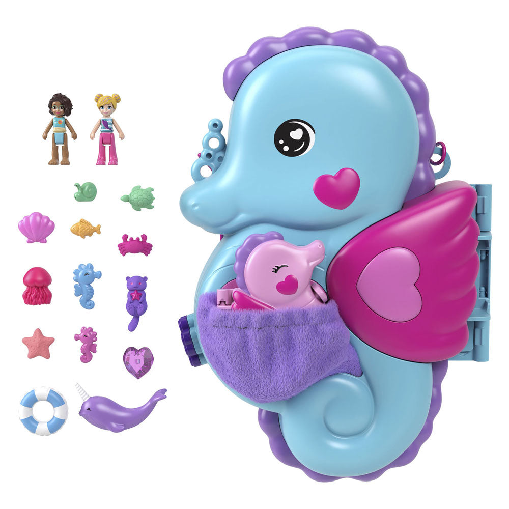 Mattel Polly Pockey Daddy Me Seepferdchen-Tasche