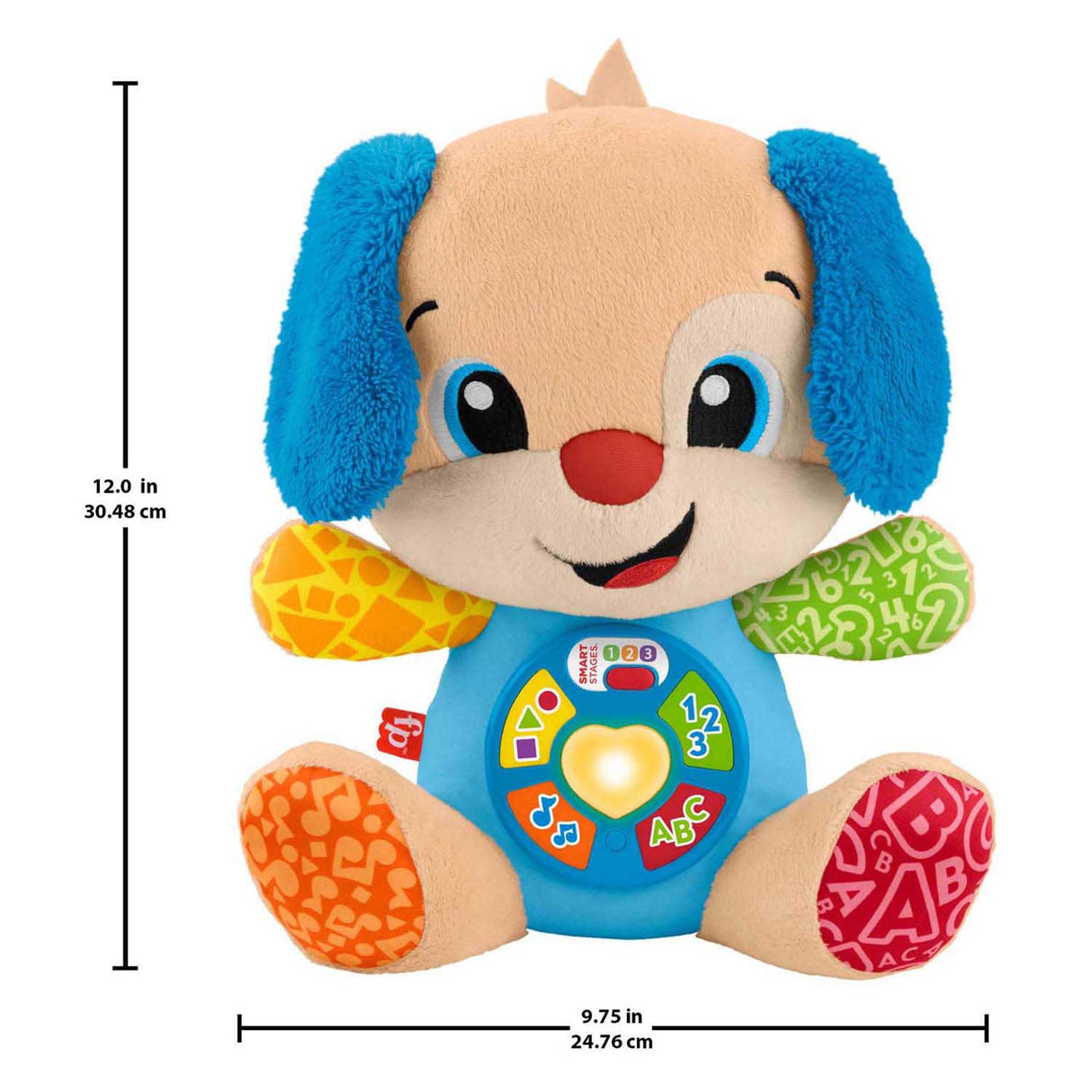 Lernspaßiges, mitwachsendes Welpenspielzeug von Fisher-Price – musikalisches Kuscheltier