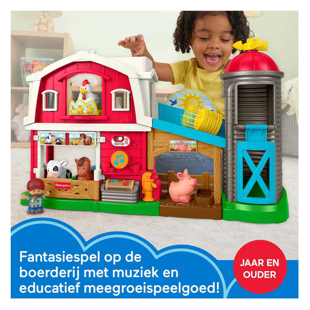 Fisher-Price Little People Farm – Tierpflege auf dem Bauernhof – Spielset
