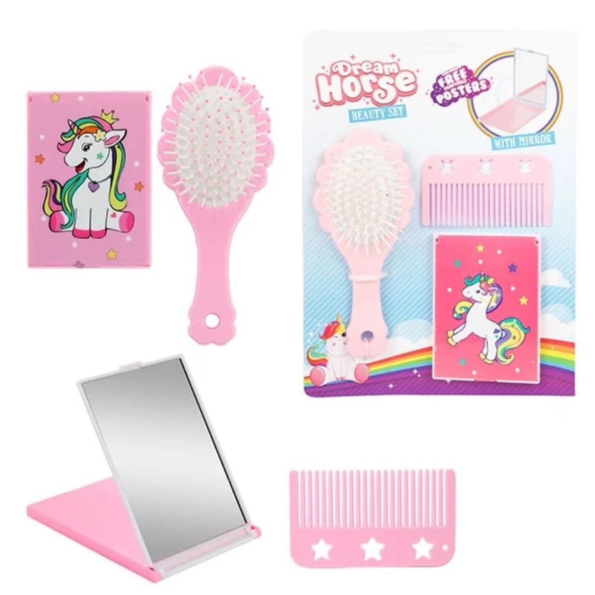 Toi-toys Toi Toys Beauty-Set Spiegel + Pinsel