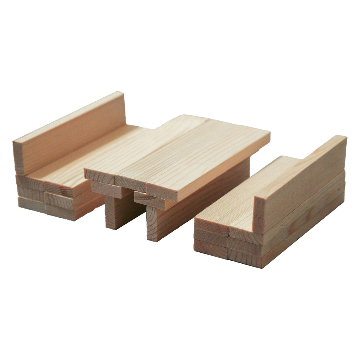 BBLOCKS -Baubretter leer, 100dlg.