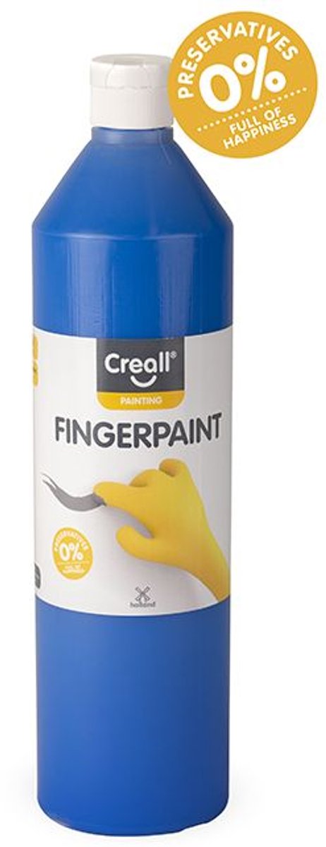 Creall Fingerfarbe konservierungsfrei blau, 750 ml