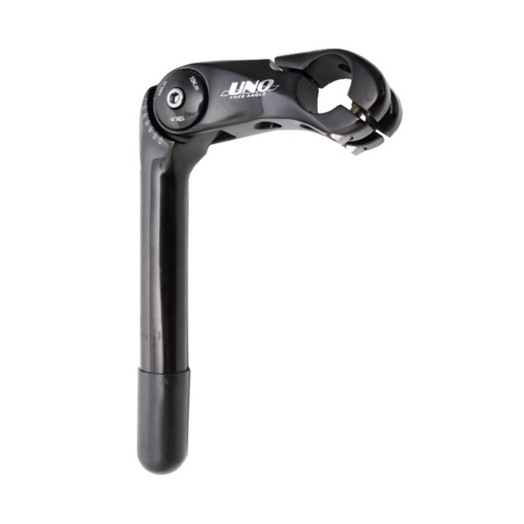 STEM einstellbar 80 mm x 25,4 mm- schwarz