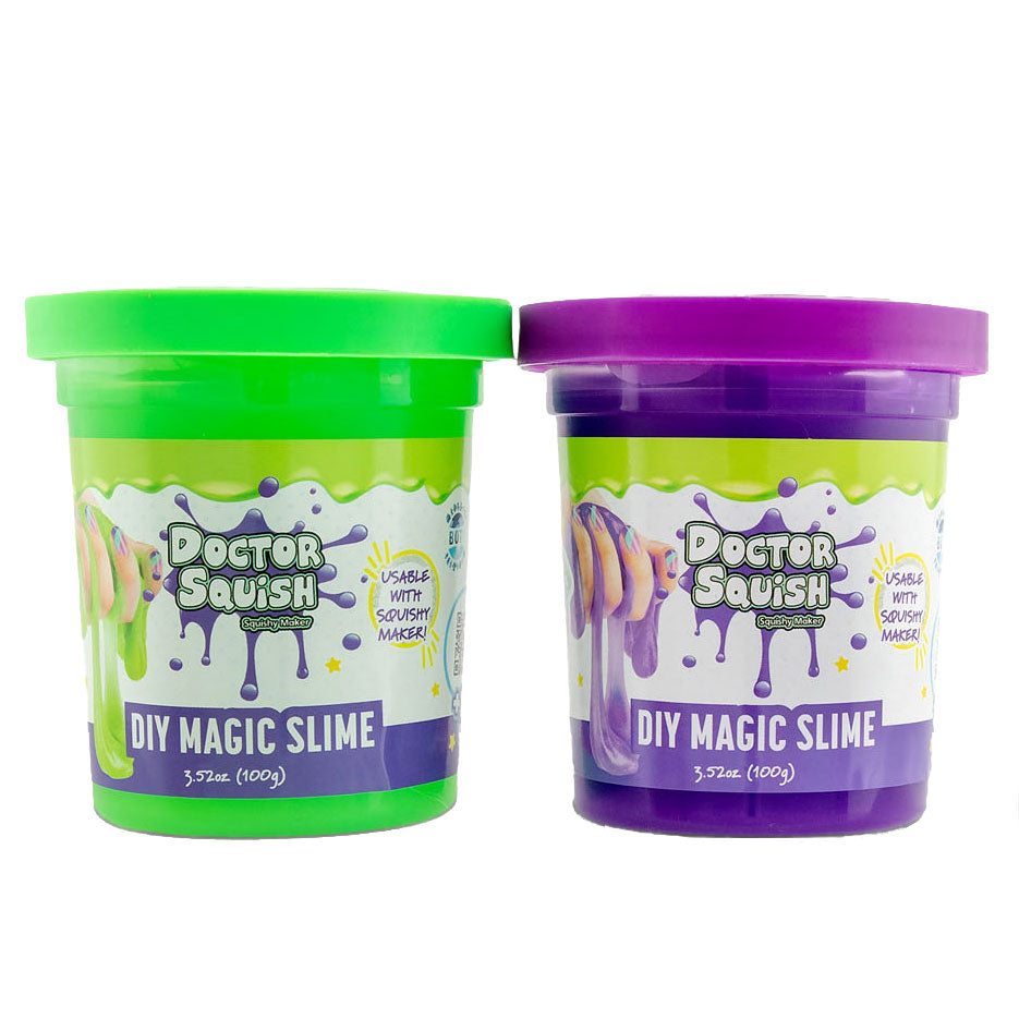 Boti Doctor Squish Slime Vorteilspackung – grün und lila, 240 Gramm