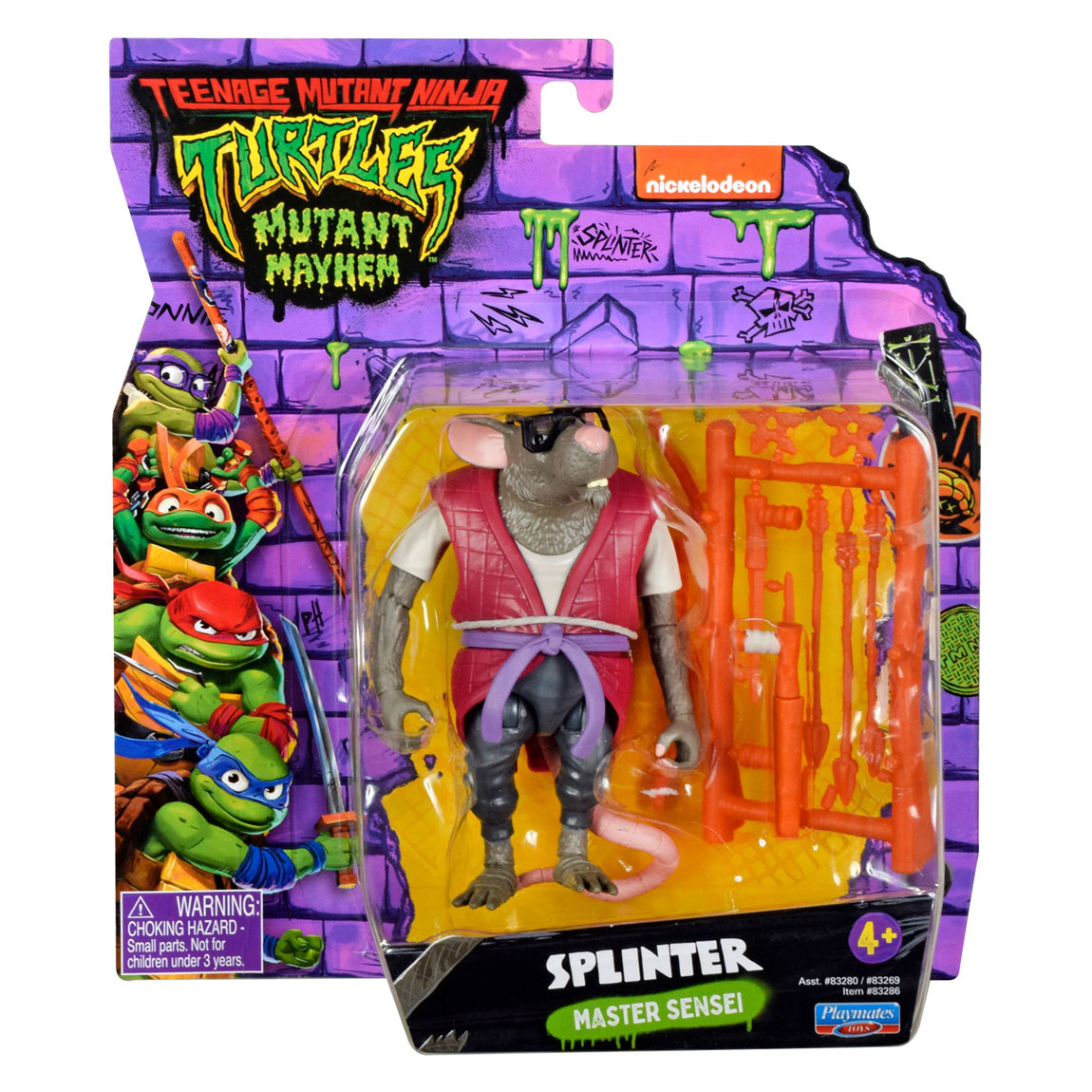 Boti Teenage Mutant Ninja Turtles Speel Figur - Splinter Master Sensei