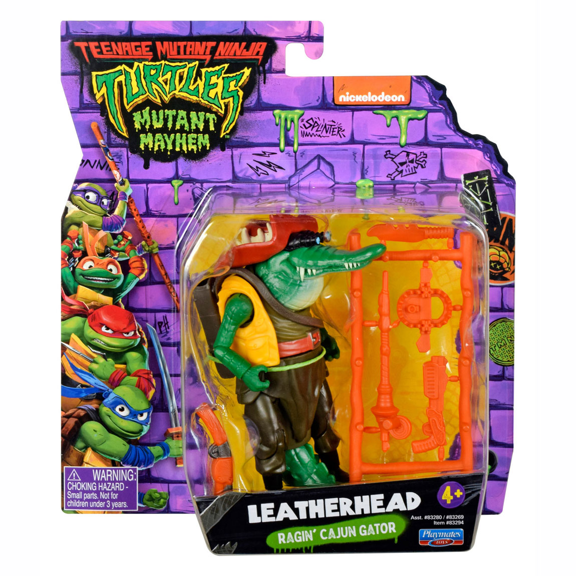 Boti Teenage Mutant Ninja Turtles Spielzeugfigur – Leatherhead Ragin Cajun Gator