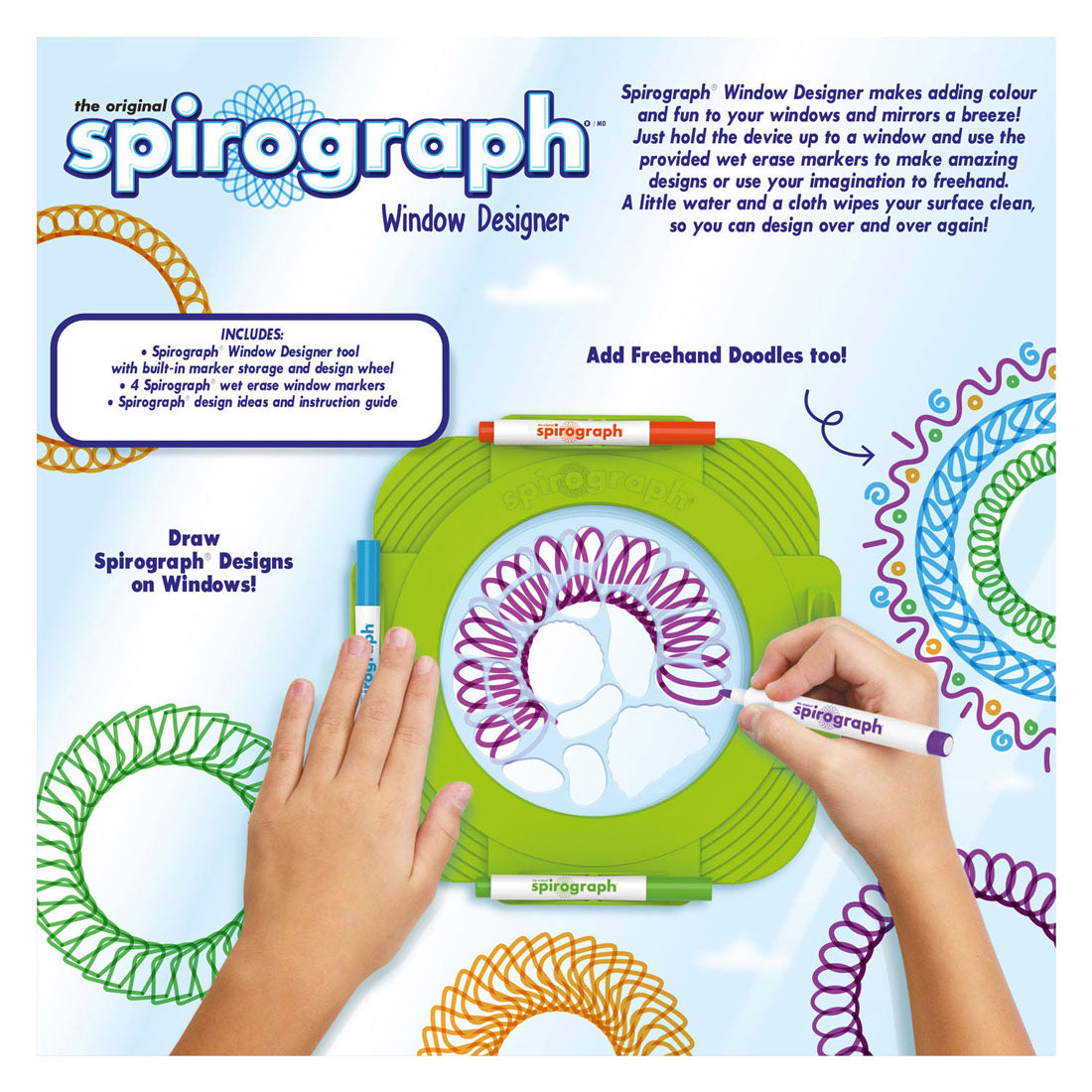 Spirograph - Fensterdekorateur