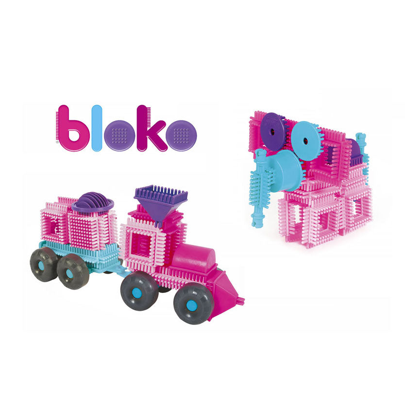 Boti Bloko Nopper Bausteine rosa, 50dlg.