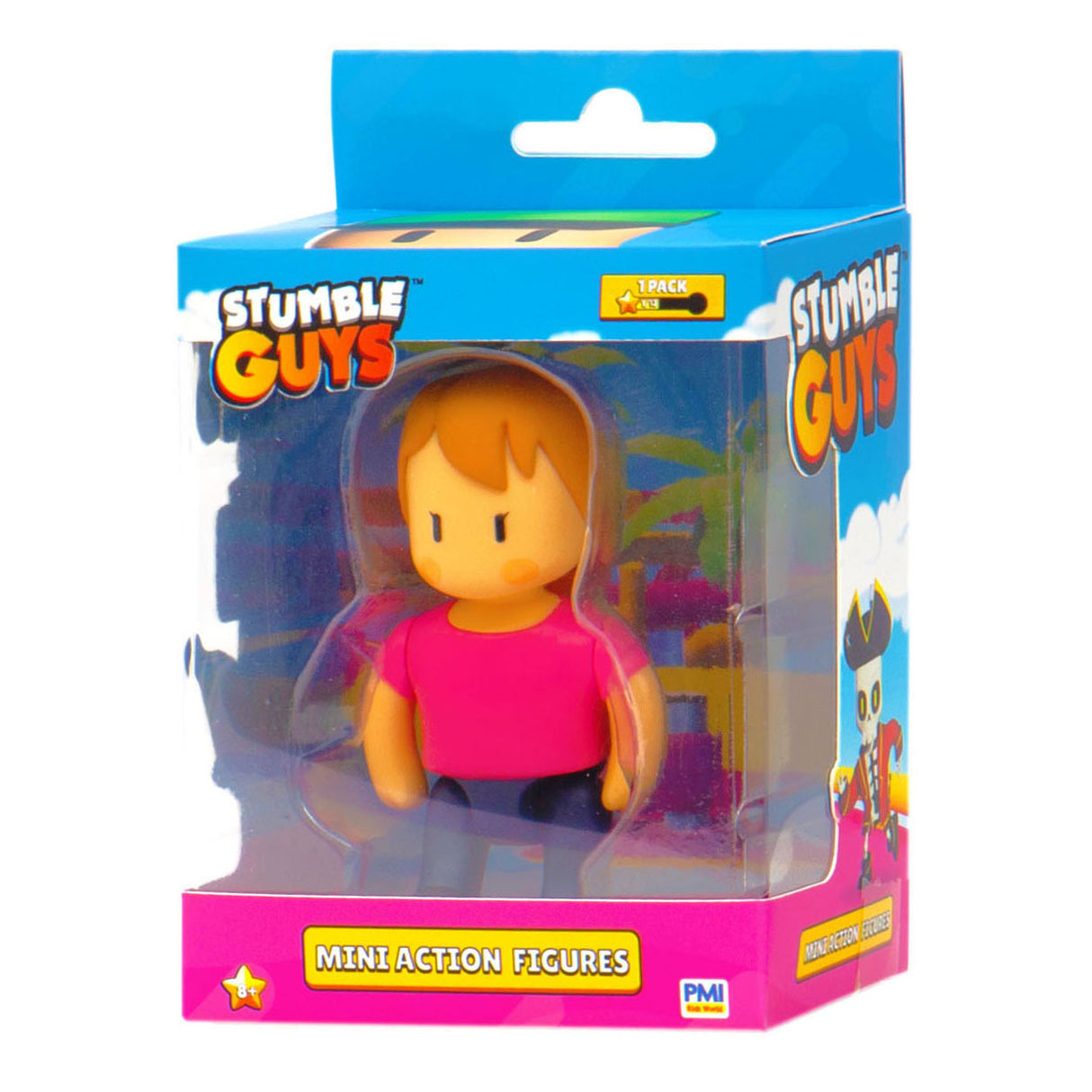 Stumble Guys Mini-Actionfigur – ms. stolpern