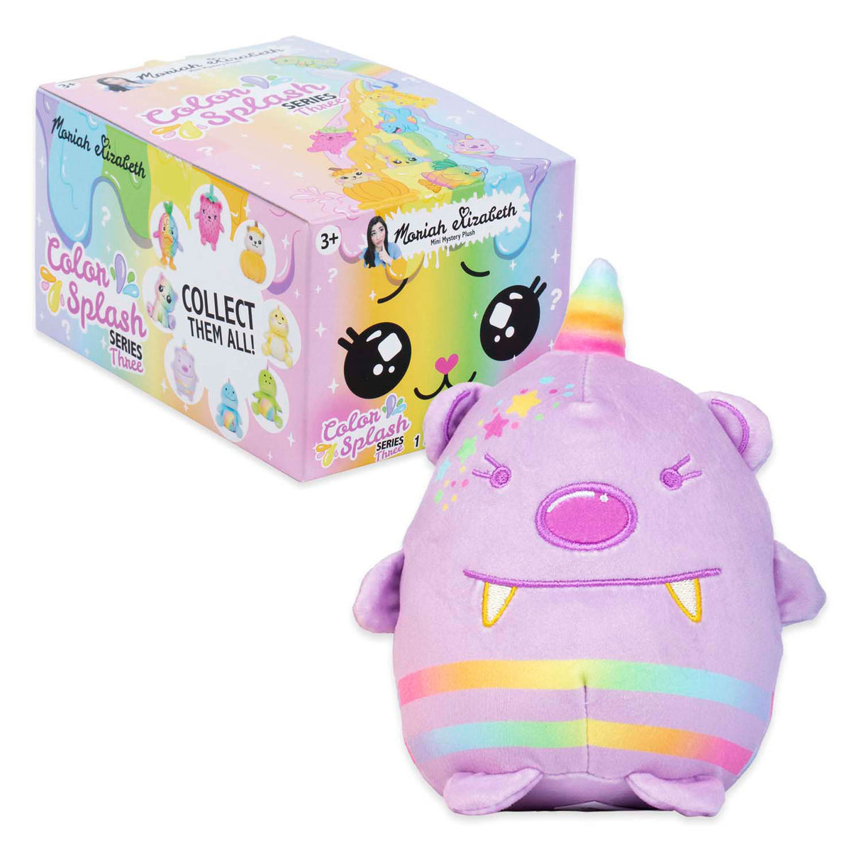Moriah Elizabeth Mystery Kuscheltier – Serie 3 Farbspritzer, 15 cm