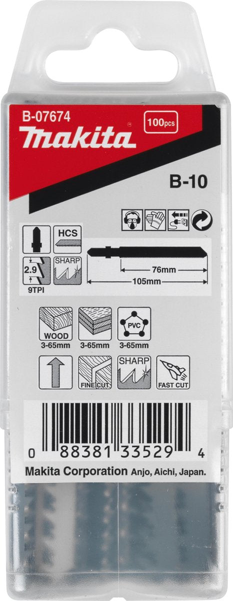 Makita Stichsägeblatt Holz 76 mm B10 – B-07674
