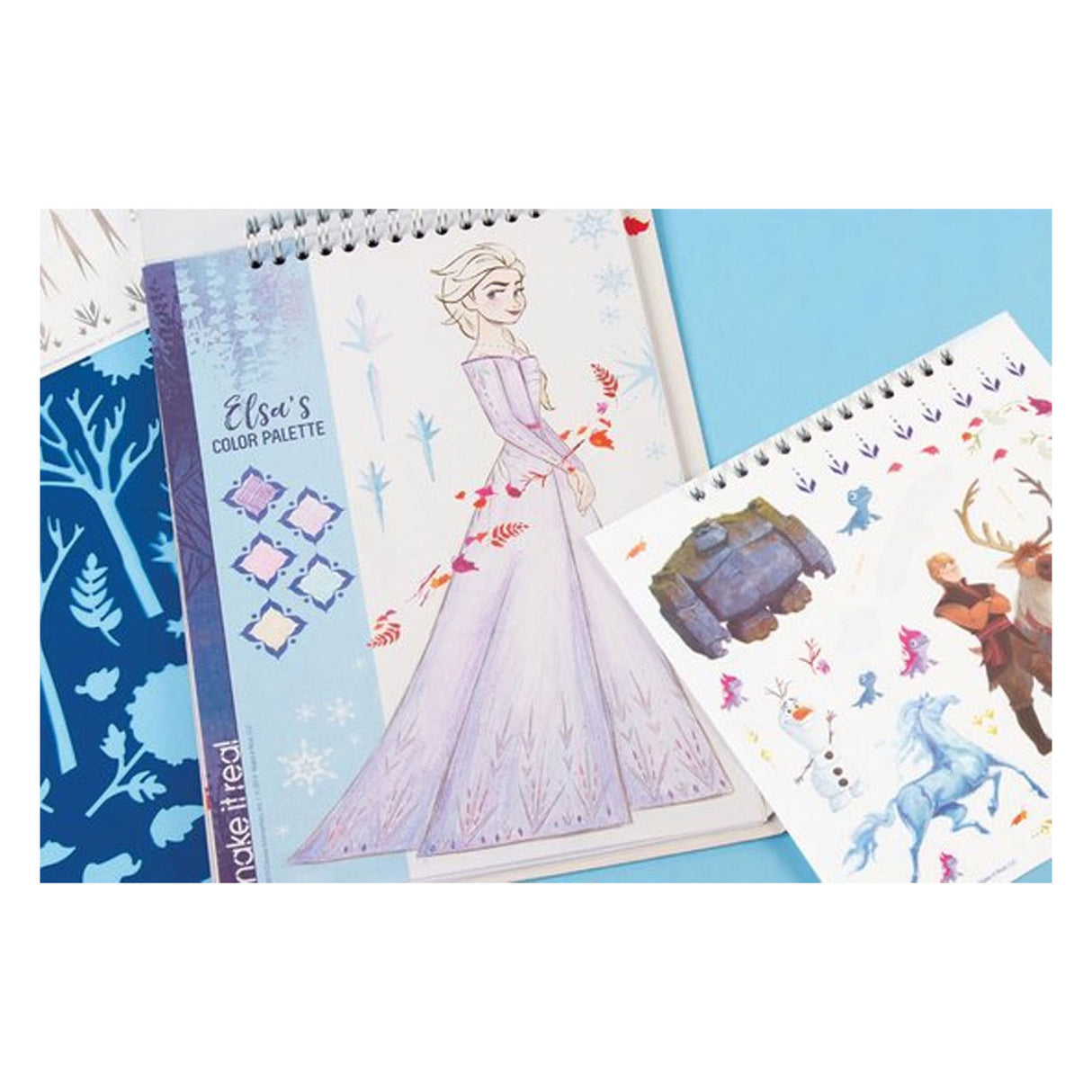 Spectron Frozen scapsen StickerBoek mit Schablonen