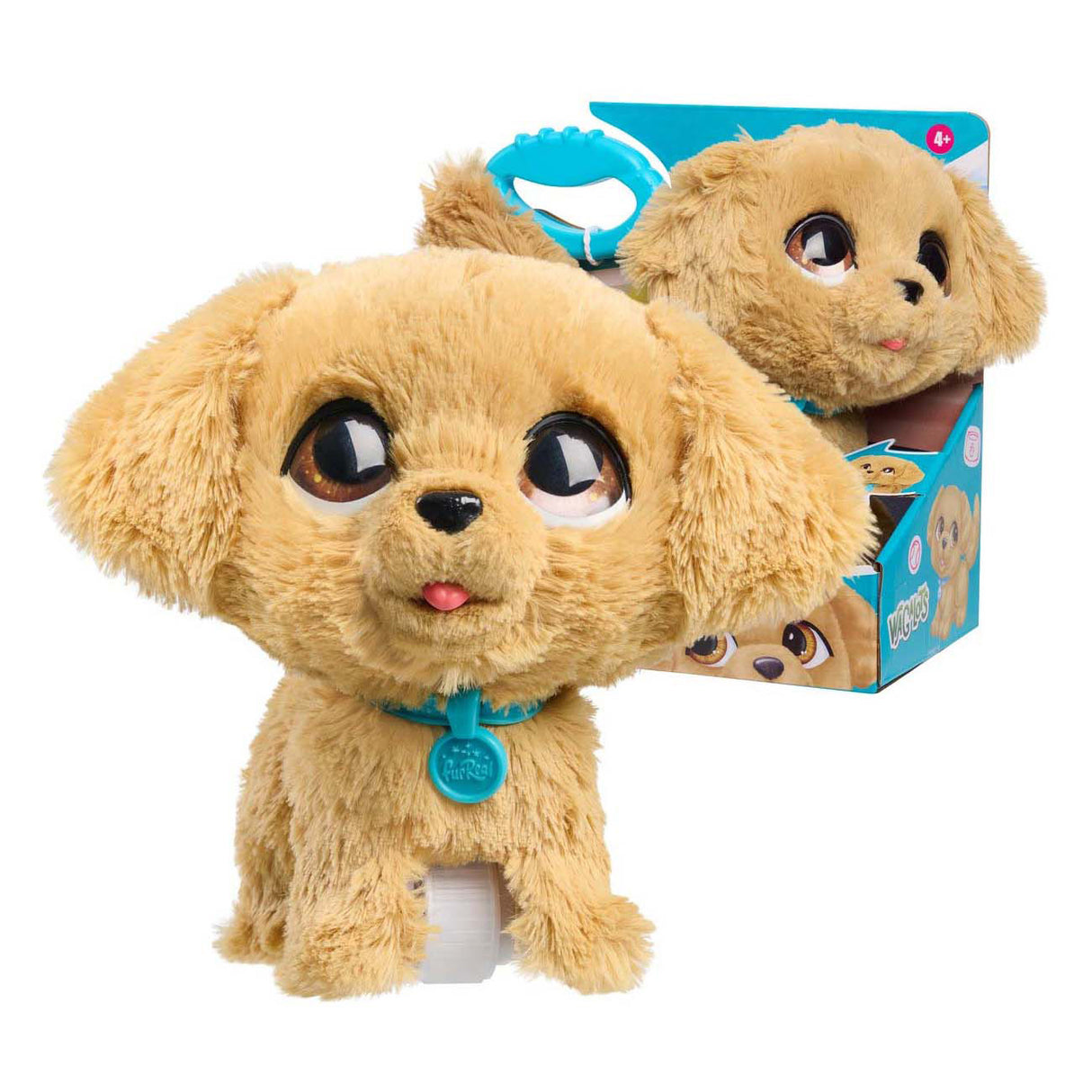 Spielen Sie einfach Furreal Wagalots Golden Retriever – interaktiver Welpe