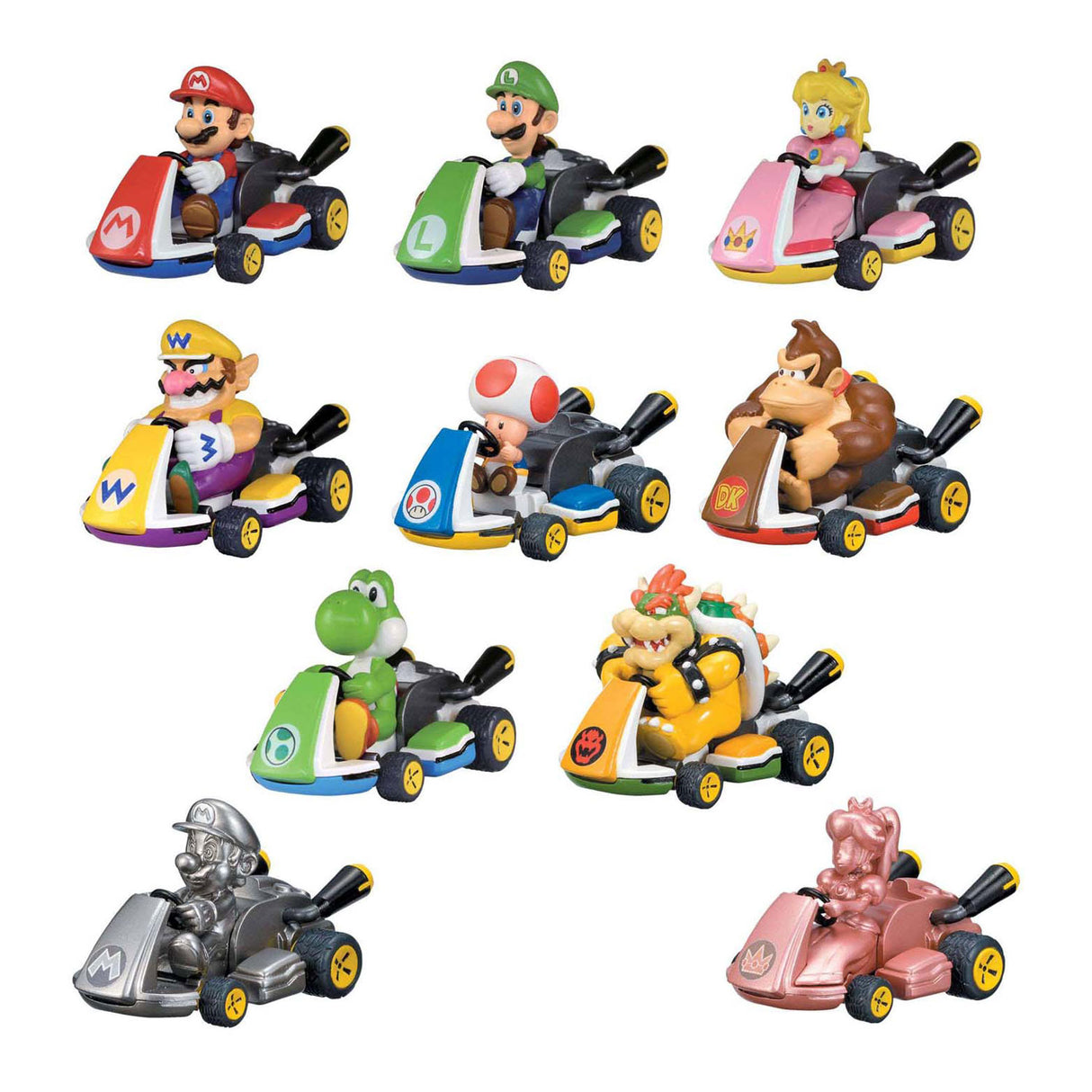 Spectron Mario Kart Pullback-Miniauto – Überraschungsei
