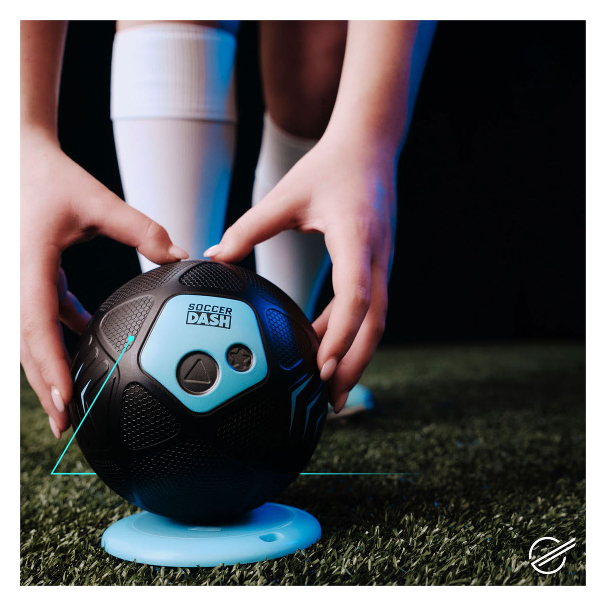 Gear2play soccer dash reactie en dribbel challenge
