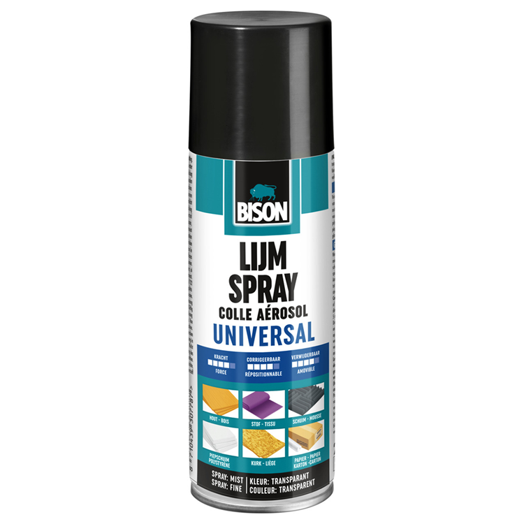 Bison Haftspray Universal 200 ml | 3 Stück