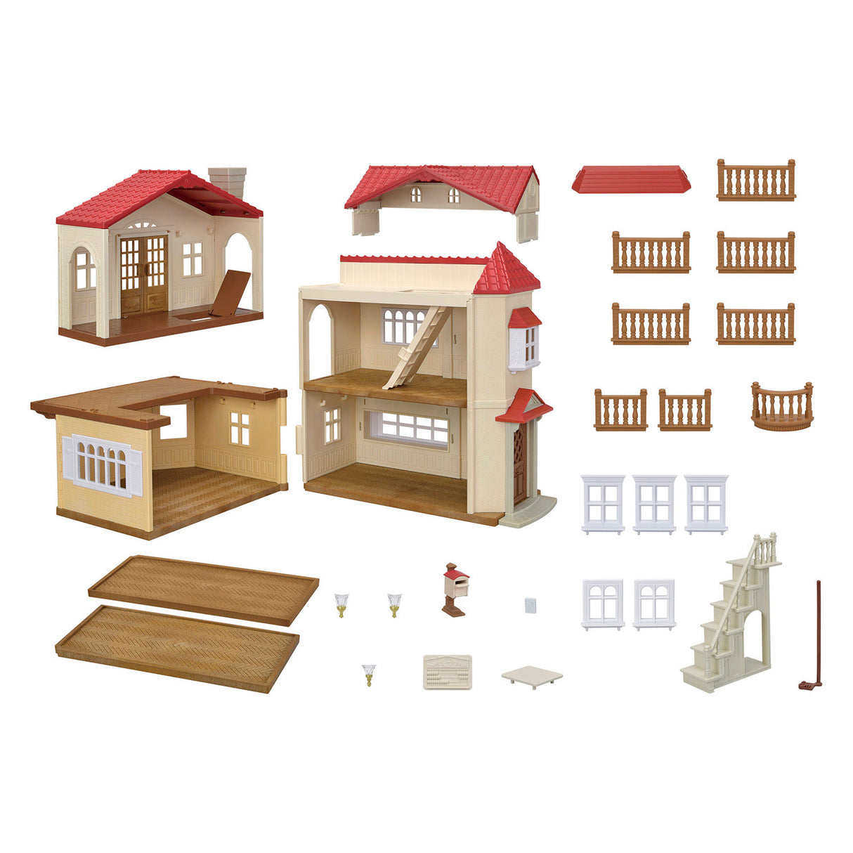 Sylvanian Family 5708 Puppenhaus mit geheimem Spielzimmer