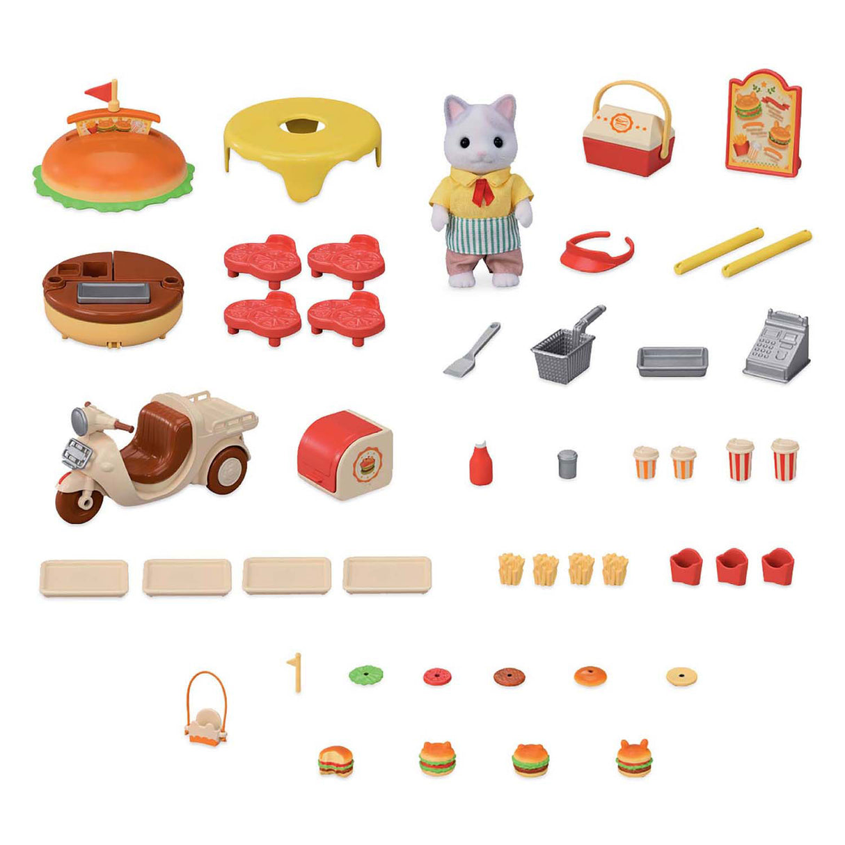 Sylvanian Family 5757 Hamburgerstand