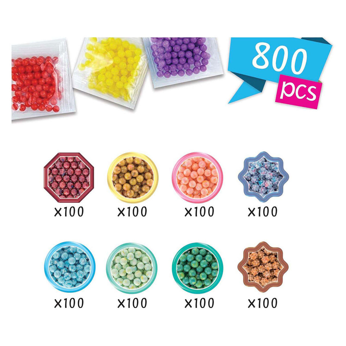 Aquabeads Nachfüllperlenmischung