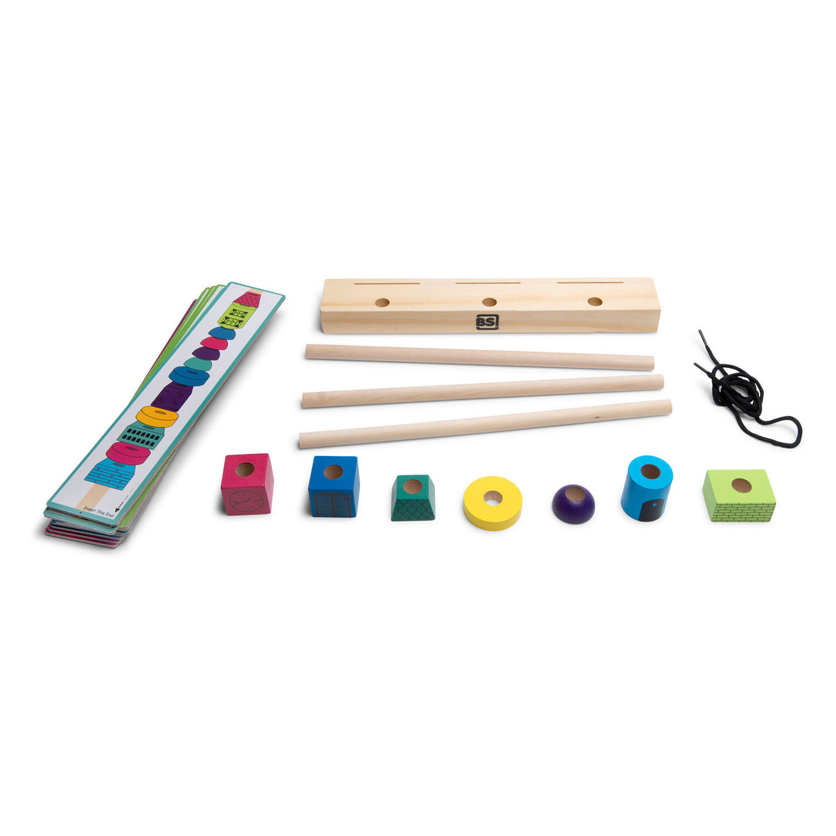 BS Toys Stapeling Towers Holzstapelspiel
