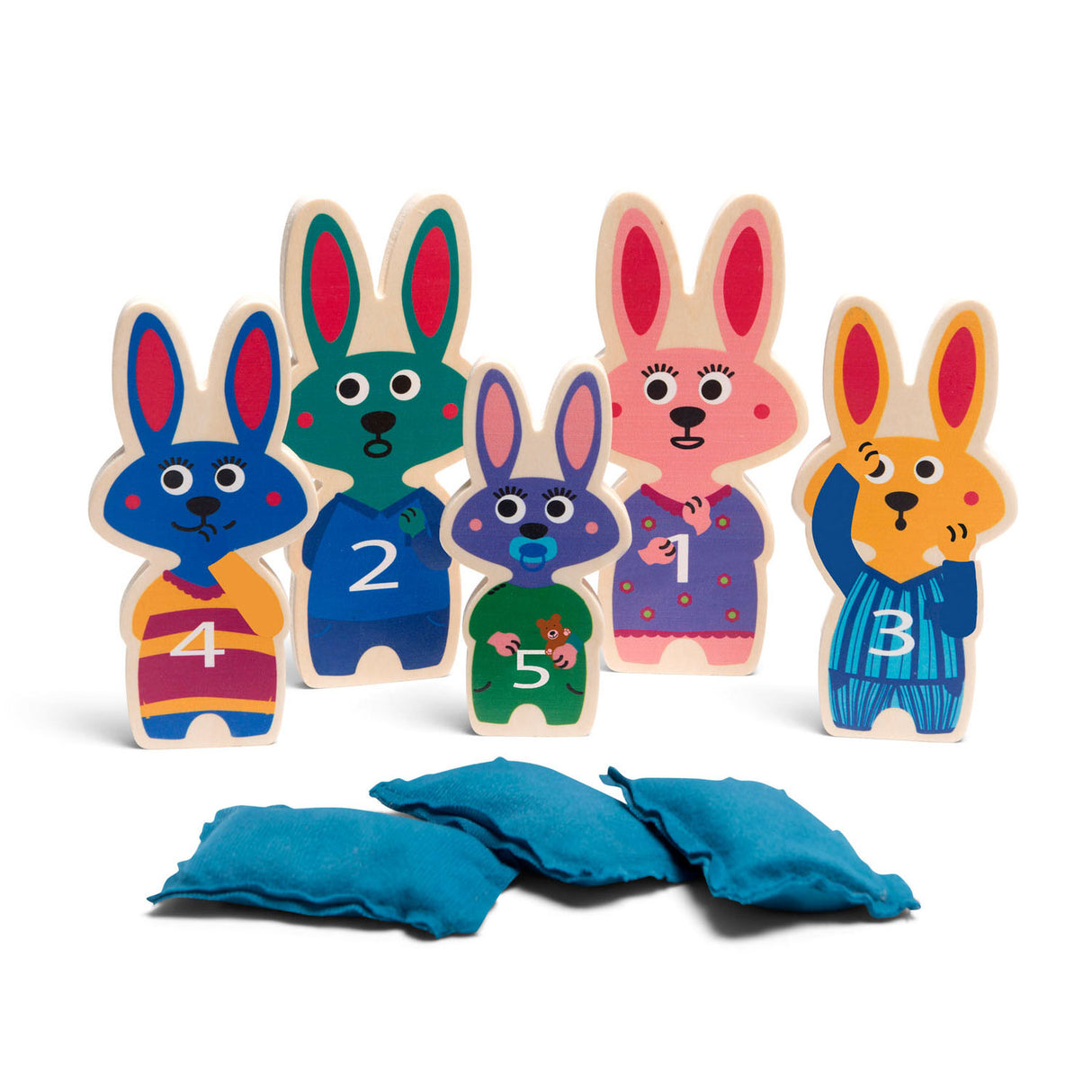 BS Toys Balwerpen Bunnies Hout - Wurfspiel