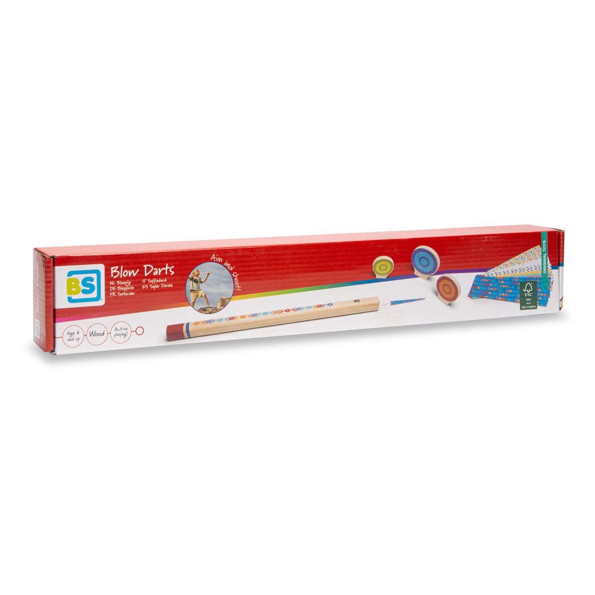 BS Toys Blaaspijp Hout - Spritzspiel