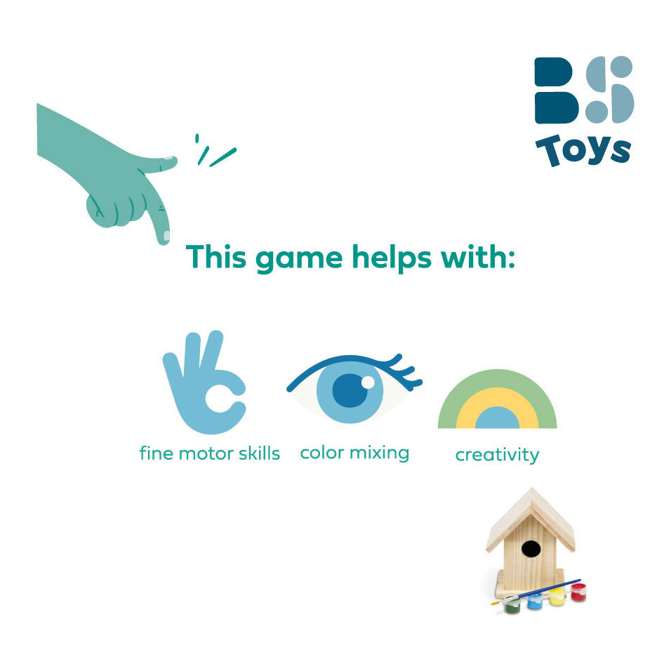 Bs Toys stellt Ihr eigenes Vogelhaus-Bauset aus Holz her
