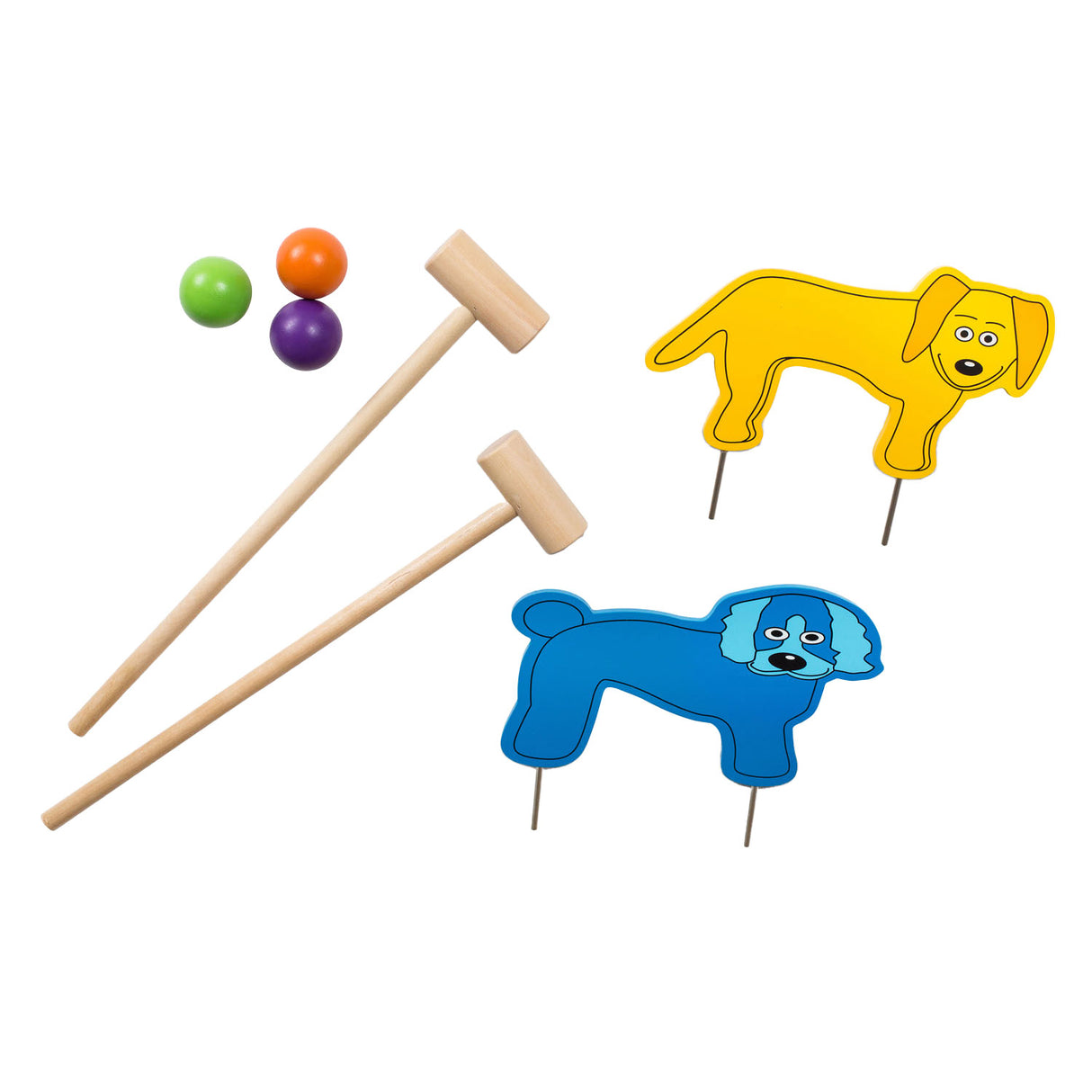 Bs Toys Holz-Krocket-Junior-Outdoor-Spiel