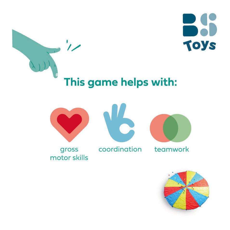 Bs Toys Fallschirm-Fang- und Wurfspiel