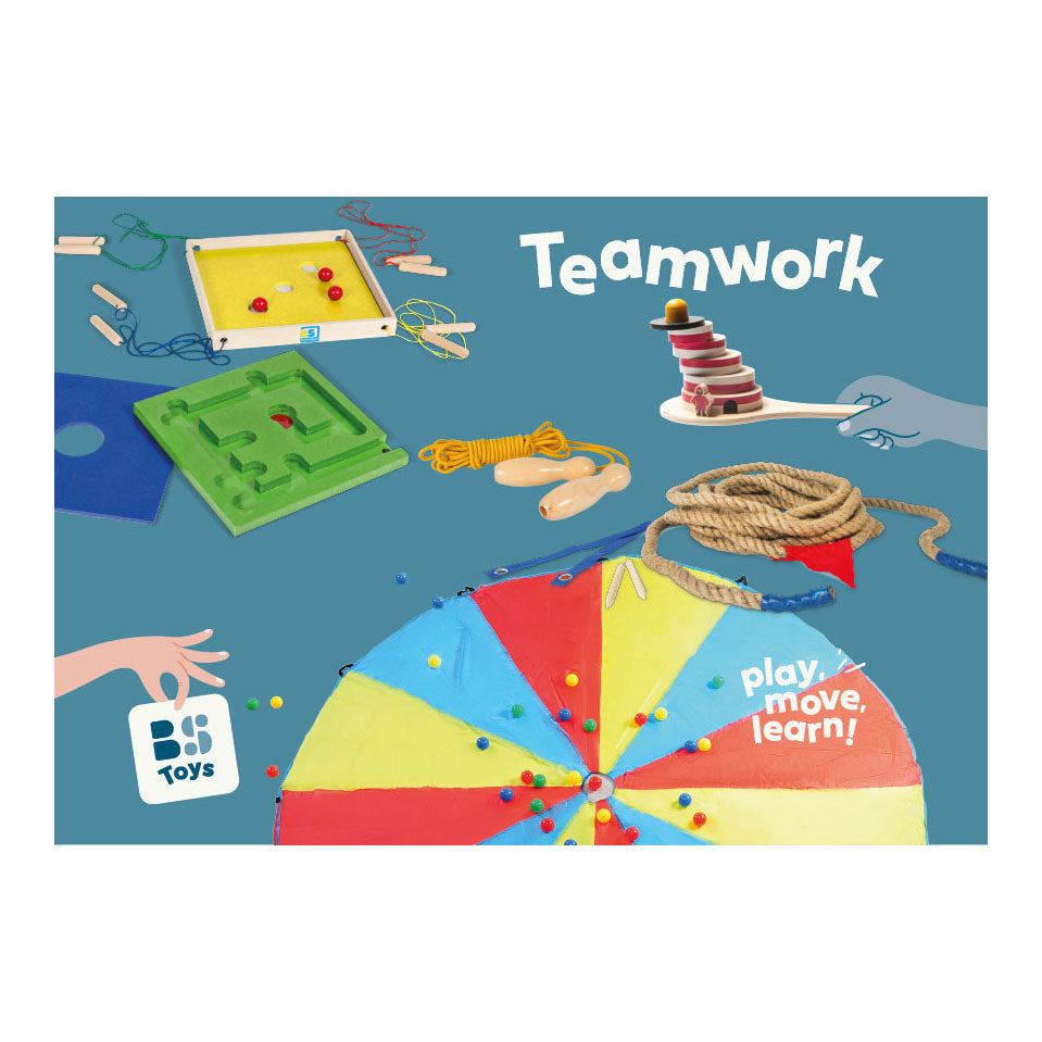 Bs Toys Teamwork-Box für Outdoor-Spiele
