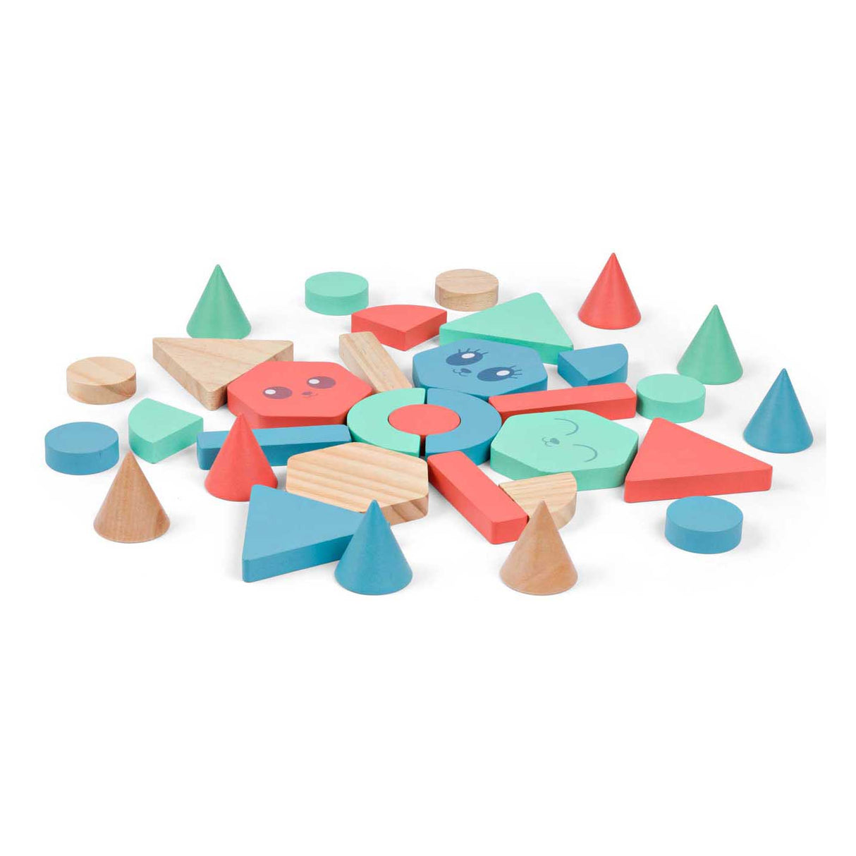 Bs Toys Holzbausteine – 38 Stück.