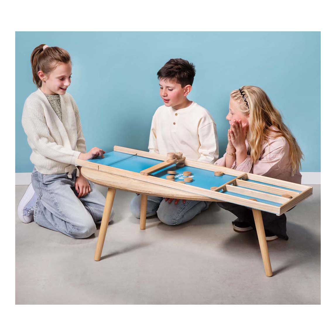 BS Toys Holz-Shuffleboard Junior – 19 Stück.