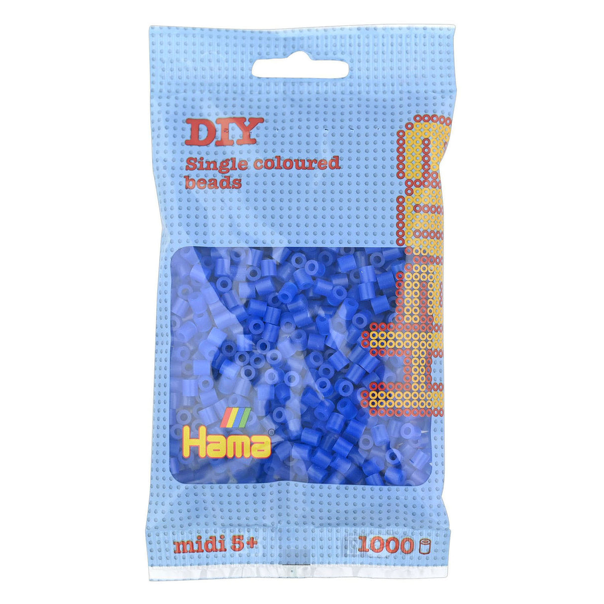 Hama String Perlen - Blue Neon (036), 1000st.