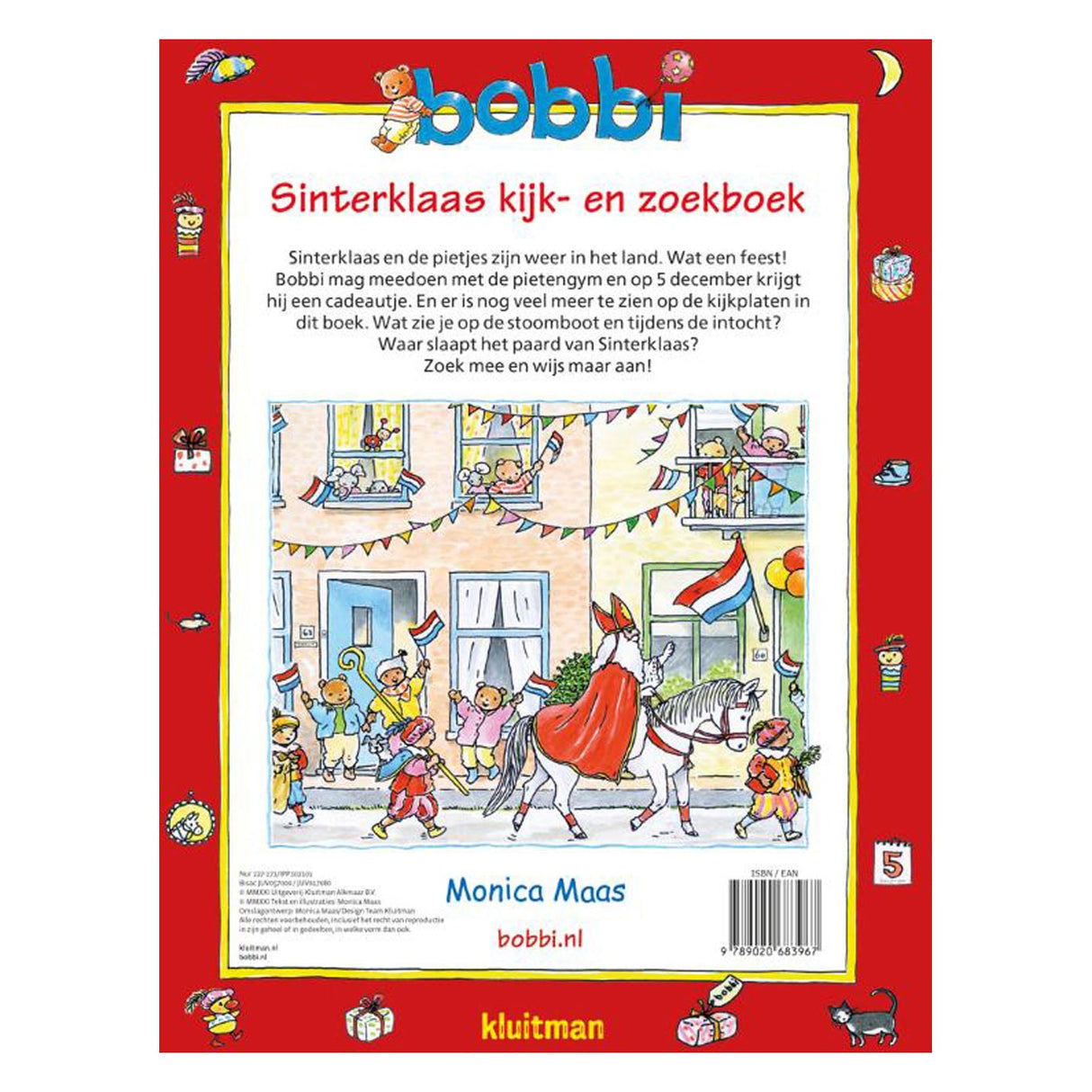 Herausgeber Kluitman Bobbi Sinterklaas Betrachtungs- und Suchbuch