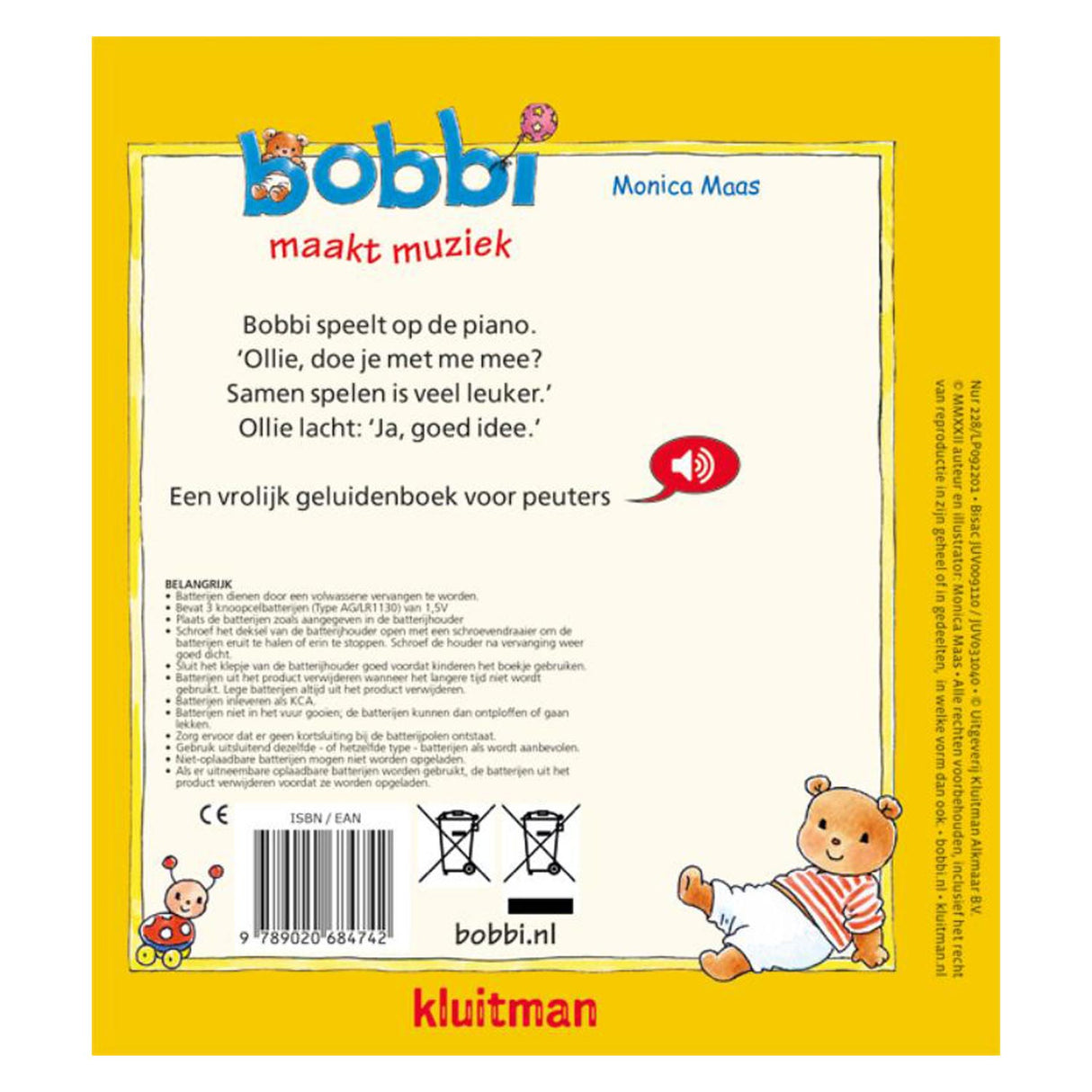 Verleger Kluitman klingt Buch Bobbi macht Musik