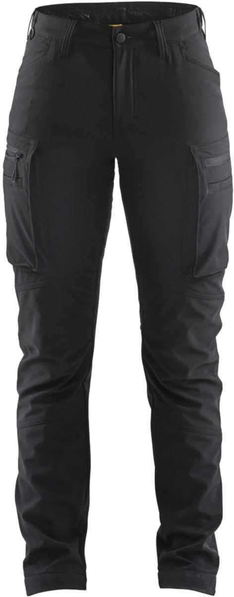 Blåkläder Blaklader 7177-2513 Damen-Softshell-Service-Winterarbeitshose – Schwarz – C36