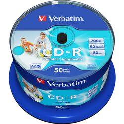 CD-R Verbatim 43438 700 MB Packung mit 50 Stück