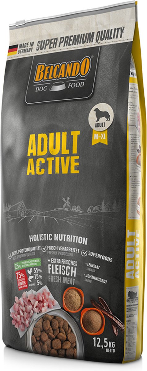 Belcando Adult Active - Hundefutter - 12,5 kg