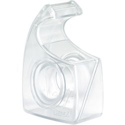 Klebebandabroller tesa easy cut® aus transparentem Kunststoff