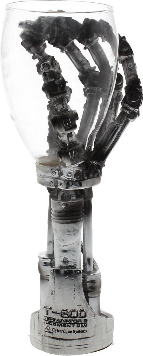 Nemesis now the terminator - terminator 2 hand kelk - zilverkleurig
