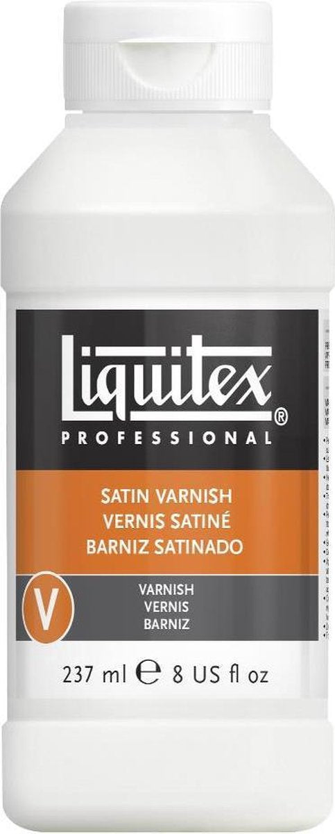 Liquitex 8208 Profi-Seidenglanzlack 237 ml – Acryllack, seidenmatt, transparent, UV-beständig, langlebig – seidenmatter Lack