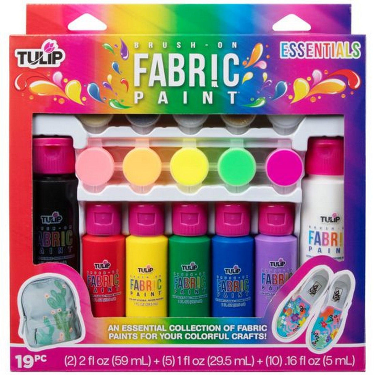 Tulpe • Soft-Paint-Set mit mehreren Pinseln für das Wesentliche