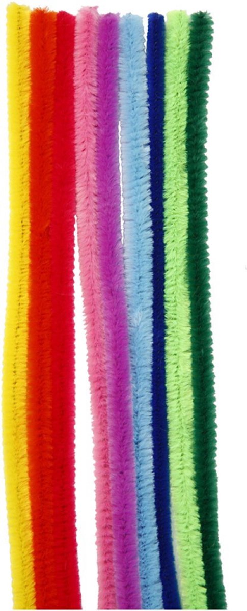 Https: www.cchobby.nl chenille-l-30-cm-dicke-9-mm-verschiedene-farben-25-div-1-box