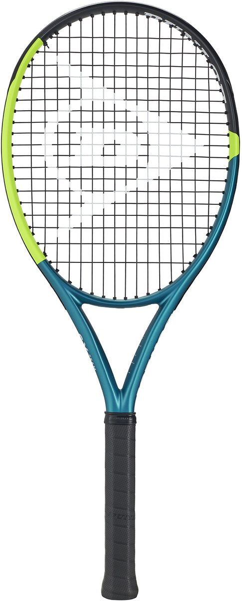 Dunlop – SX Team 105 – Tennisschläger – G3 – Blaugrün, Schwarz, Gelb