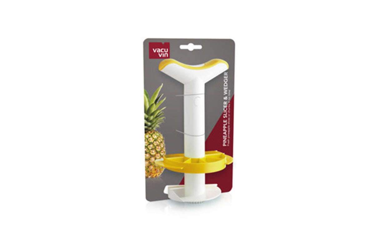 Vacu-Fin-Ananasschneider 2-in-1 weiß gelb