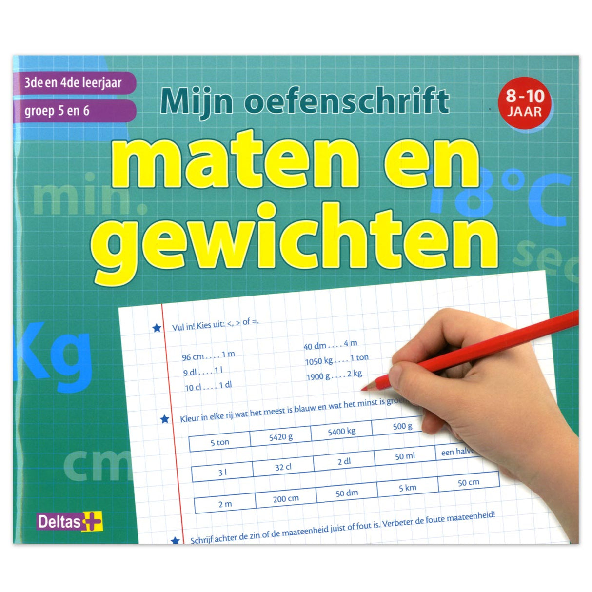 Deltas mein Übungsnotizbuch mit Gewichten und Maßen für die 3. und 4. Klasse