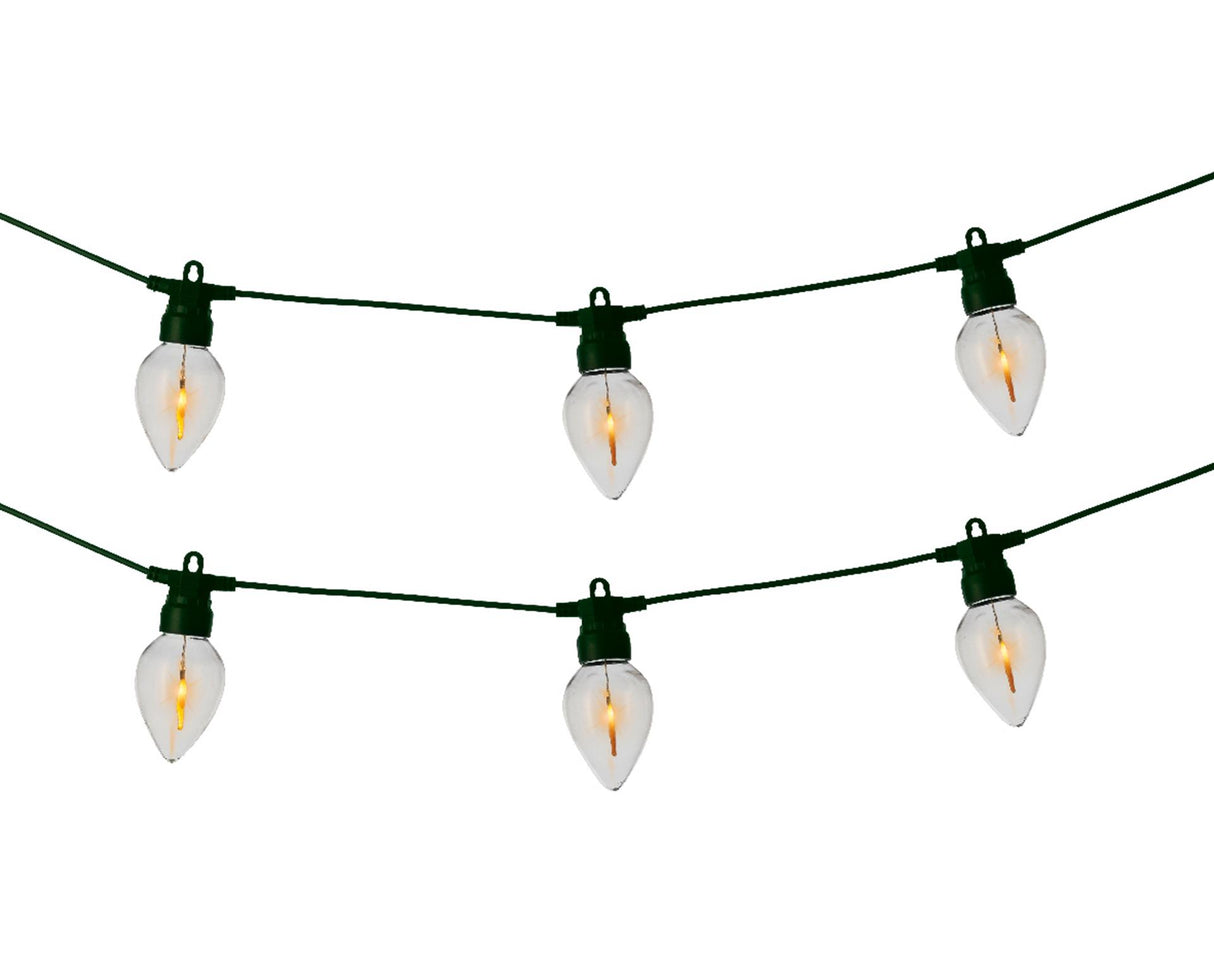Lumineo LED-Partylicht mit Feuerflammeneffekt, L350 cm