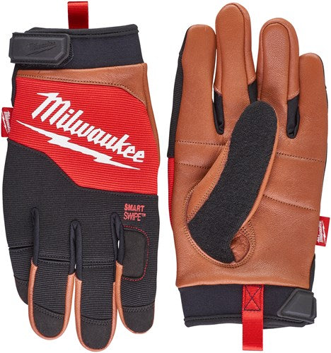Milwaukee Zubehör Hybrid-Leder-Arbeitshandschuhe – L 9 | 1 Paar - 4932471913