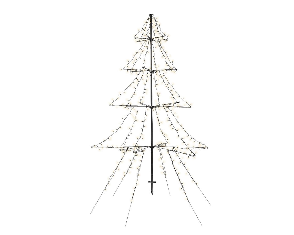 Lumineo Weihnachtsbaumform LED-Außenbeleuchtung 200